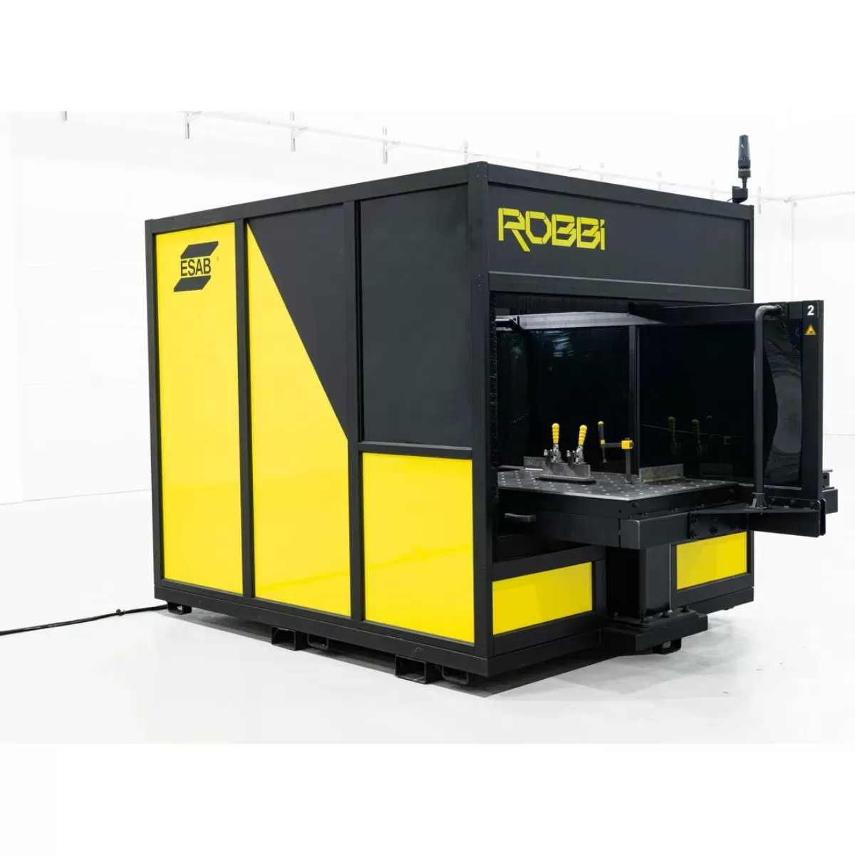 ESAB ROBBI 360 Κλειστό Κελί Συγκόλλησης Cobot με Περιστροφικό Τραπέζι
